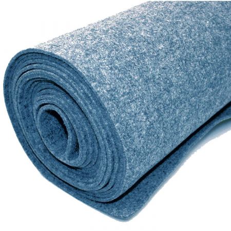 Plstěný koberec - Modrý - 200 x 500 cm